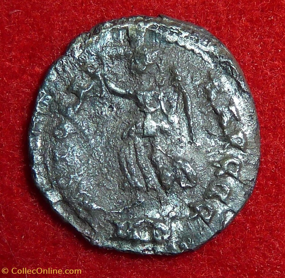monnaies antiques a romaines imperiales et republicaines honorius demi silique victoire