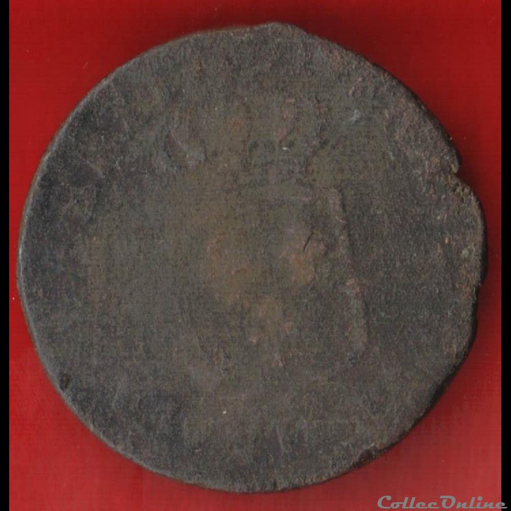monnaies europe medievale a france royales 1 sol 1791 limoges