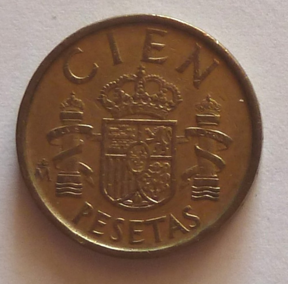 monnaies monde espagne 100 pesetas 1988