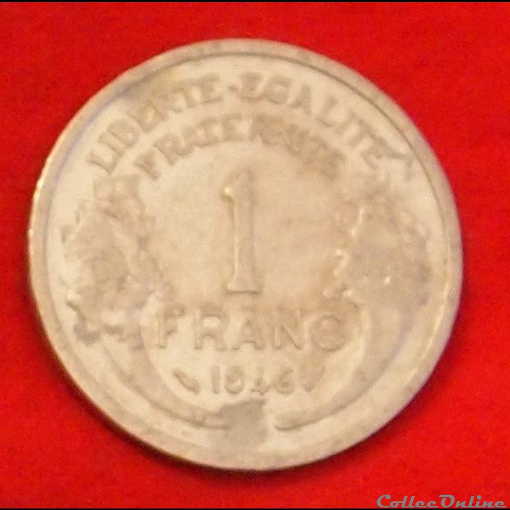 Morlon - 1 Franc - 1946 monnaies monde france morlon 1 franc 1946