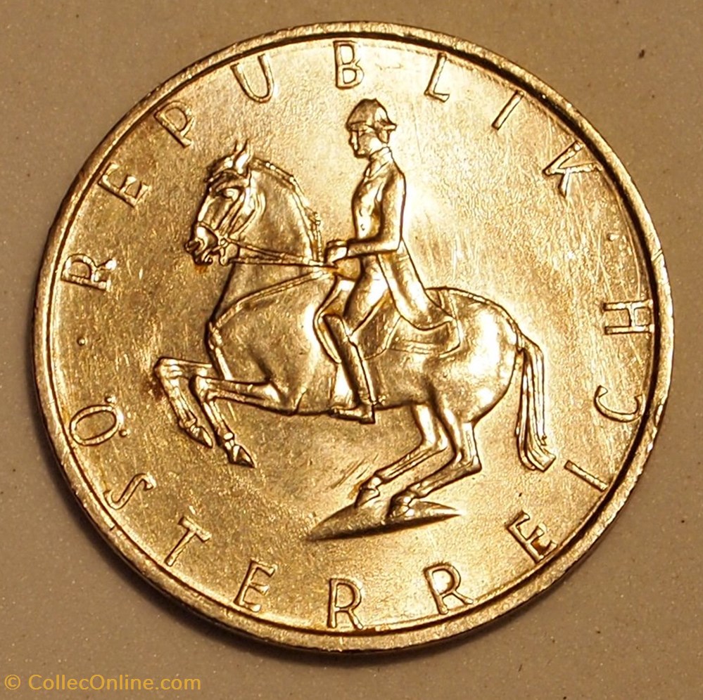 5 Schilling - 1990 monnaie monde autriche 5 schilling 1990