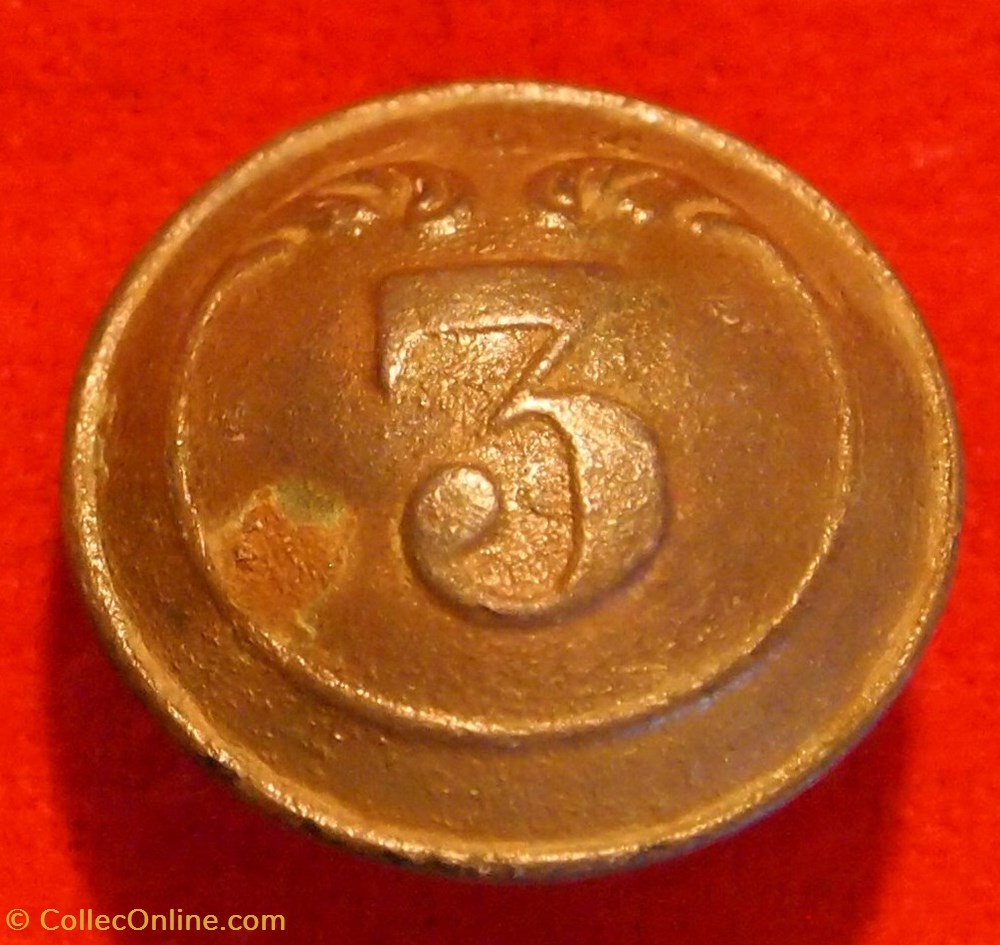 vetements et accessoires boutons militaires 3 eme infanterie de ligne 1844 1871