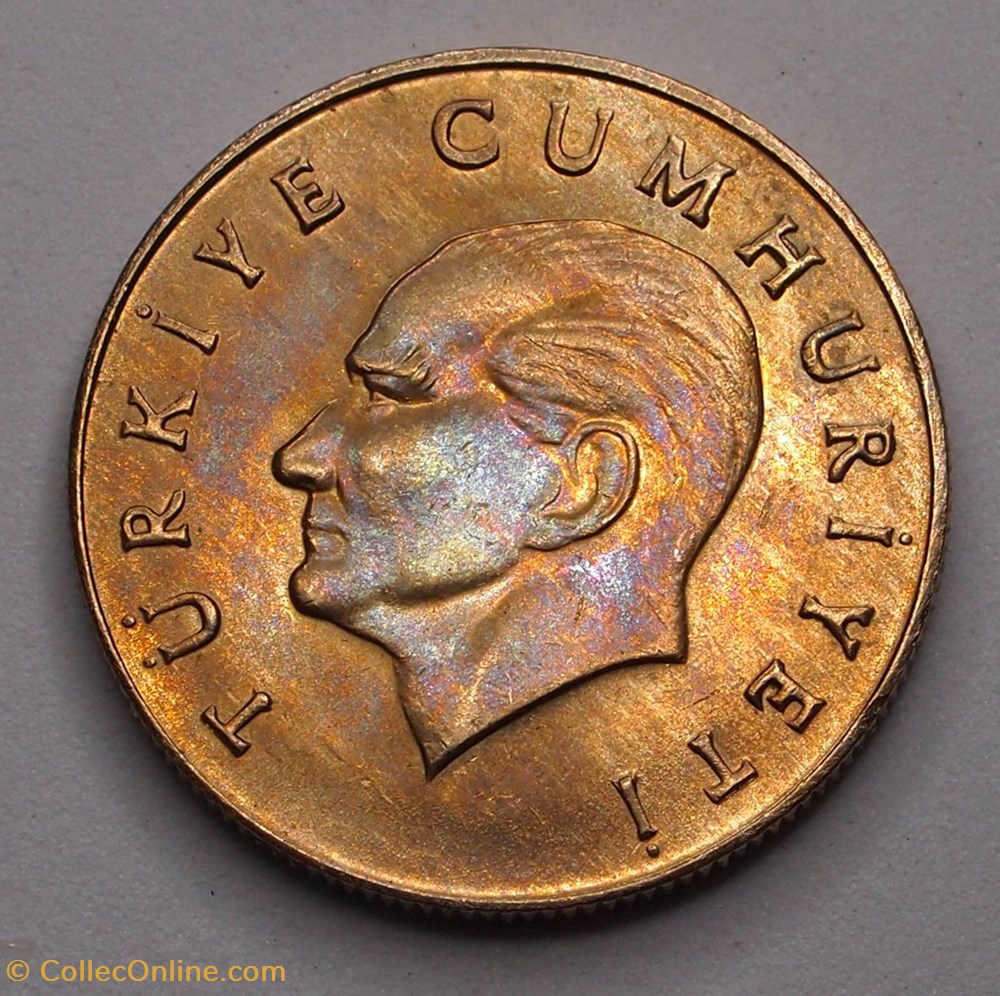 monnaie monde turquie 50 lira 1984