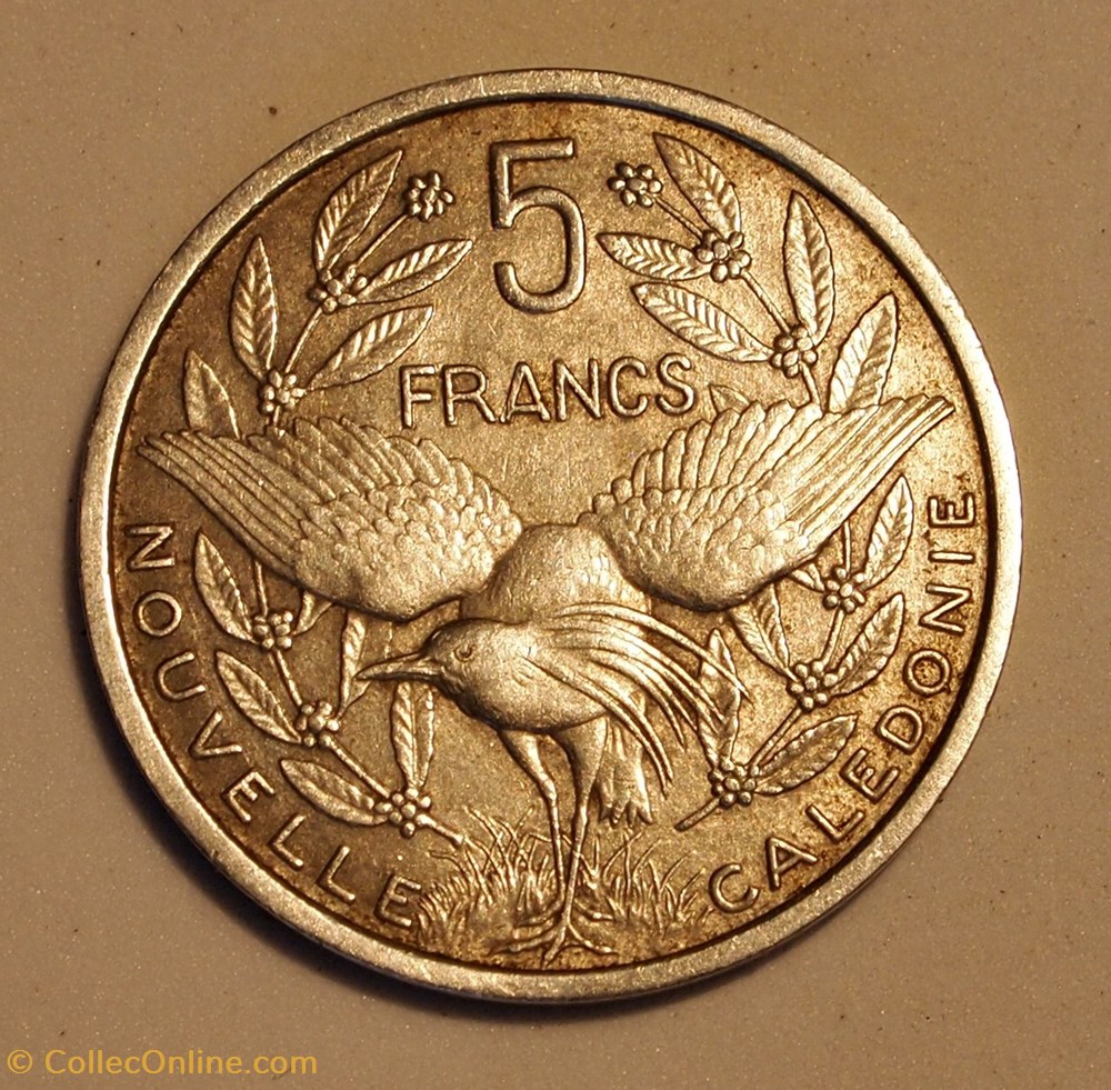 5 Francs - 1952 monnaie monde nouvelle caledonie 5 francs 1952