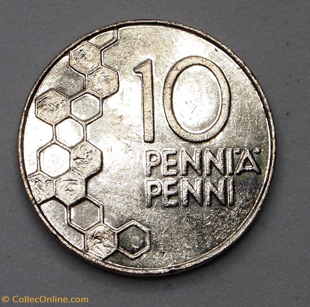 10 Pennia - 1995 M monnaie monde finlande 10 pennia 1995 m