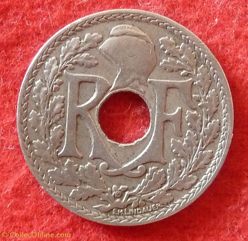 Lindauer - 10 Centimes - 1925 monnaies monde france lindauer 10 centimes 1925