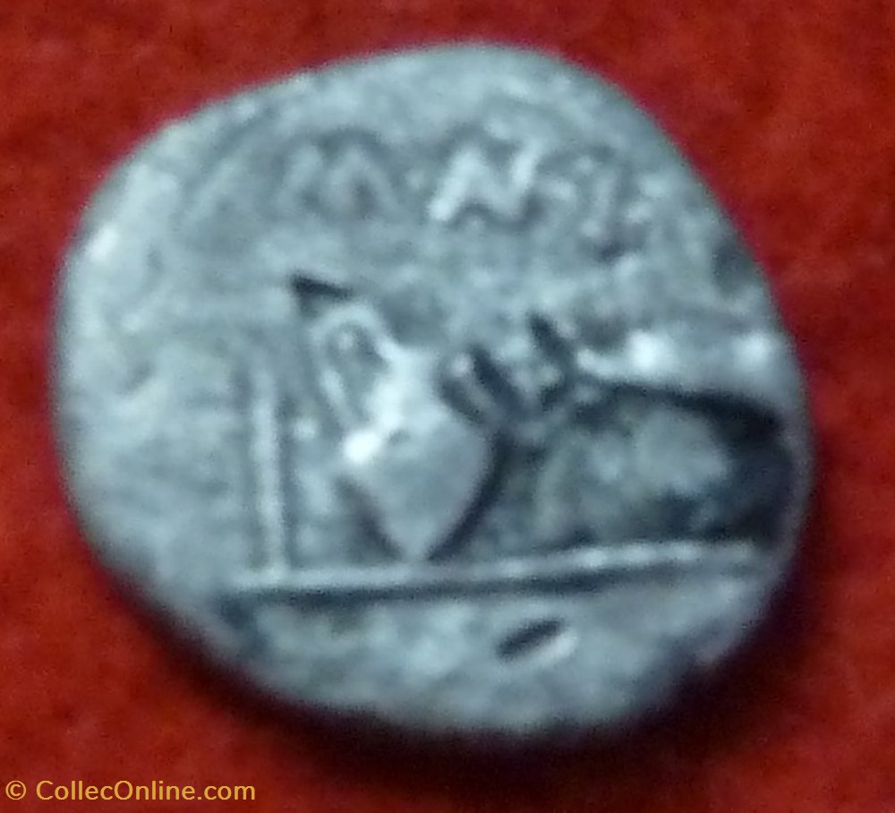 Marc Antoine - Quinaire monnaies antiques romaines provinciales marc antoine quinaire