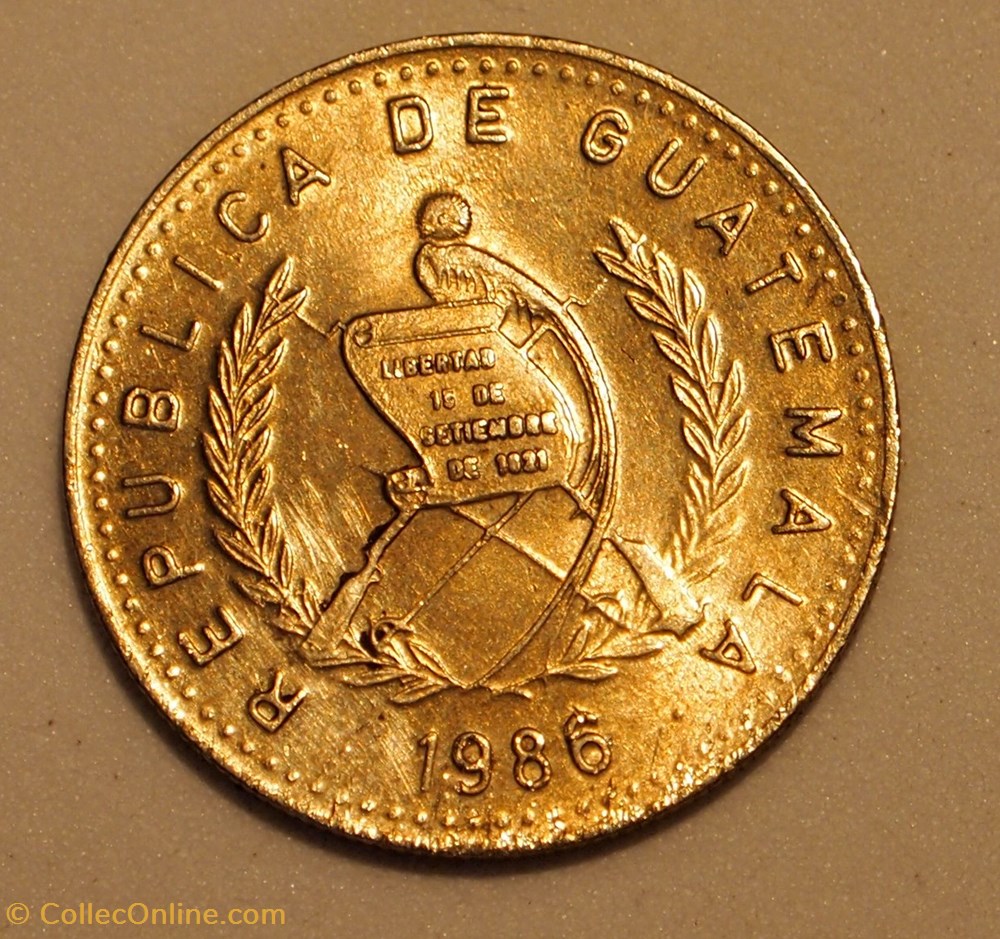 10 Centavos - 1986 monnaies monde guatemala 10 centavos 1986