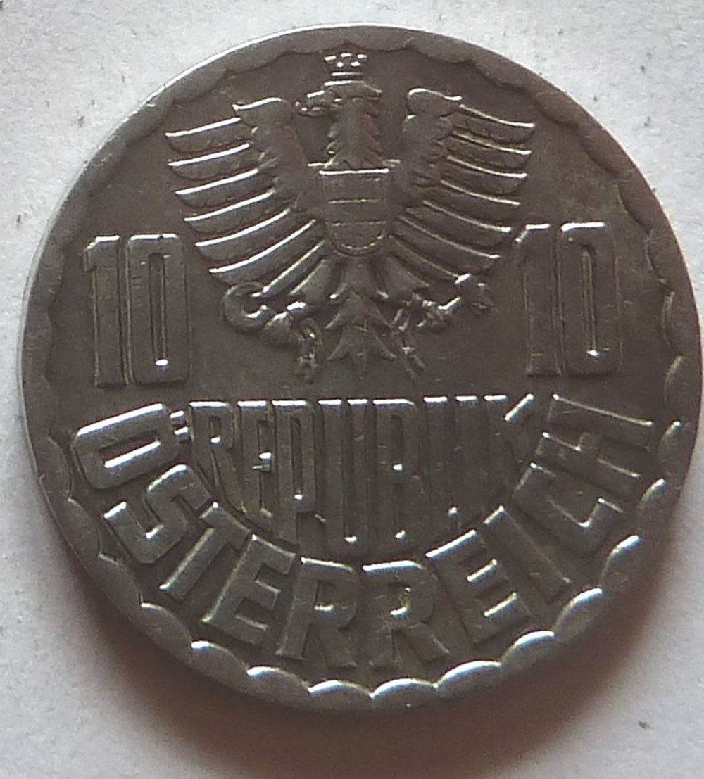 10 Groschen - 1966 monnaies monde autriche 10 groschen 1966