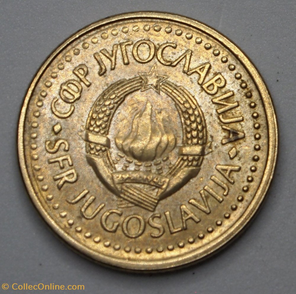 1 Dinar - 1984 monnaies monde yougoslavie 1 dinar 1984
