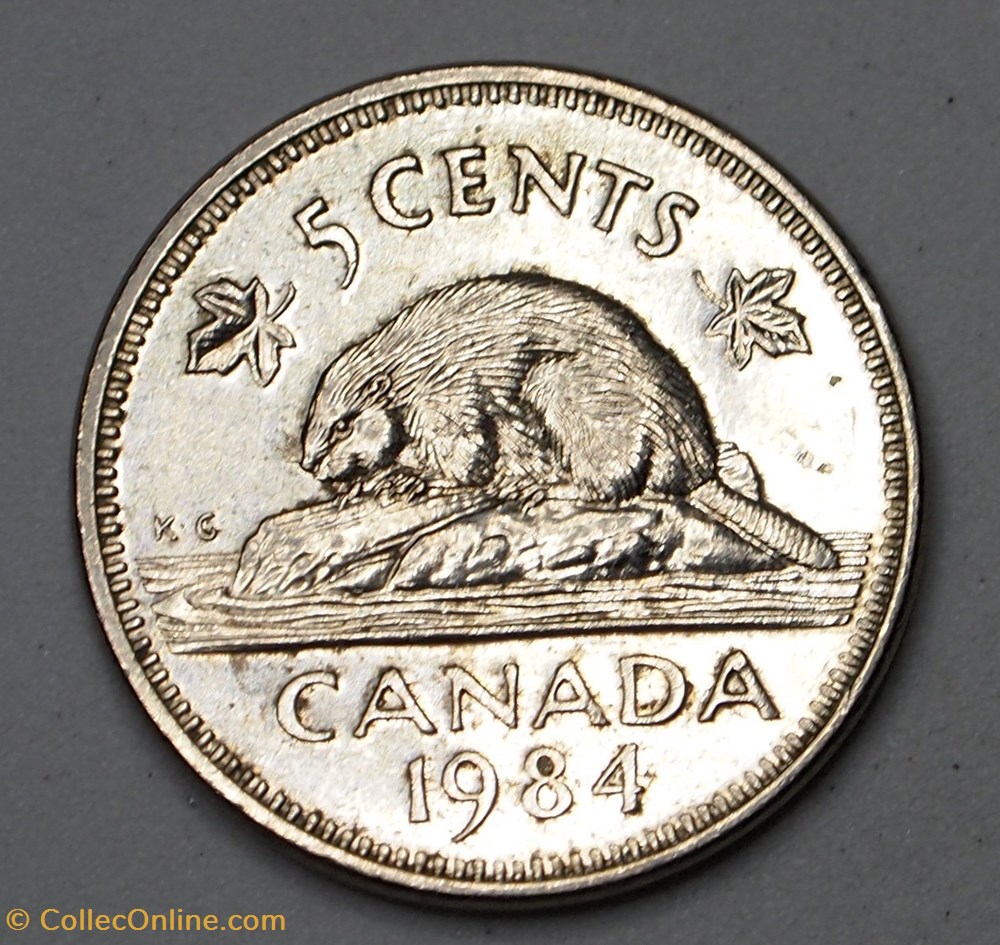 5 Cents - 1984 monnaies monde canada 5 cents 1984