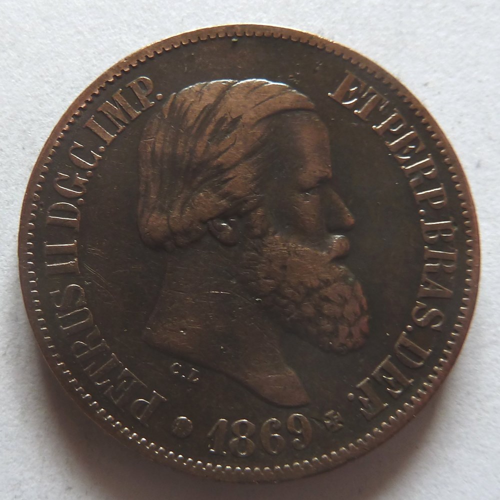 20 Reis - 1869 monnaies monde bresil 20 reis 1869