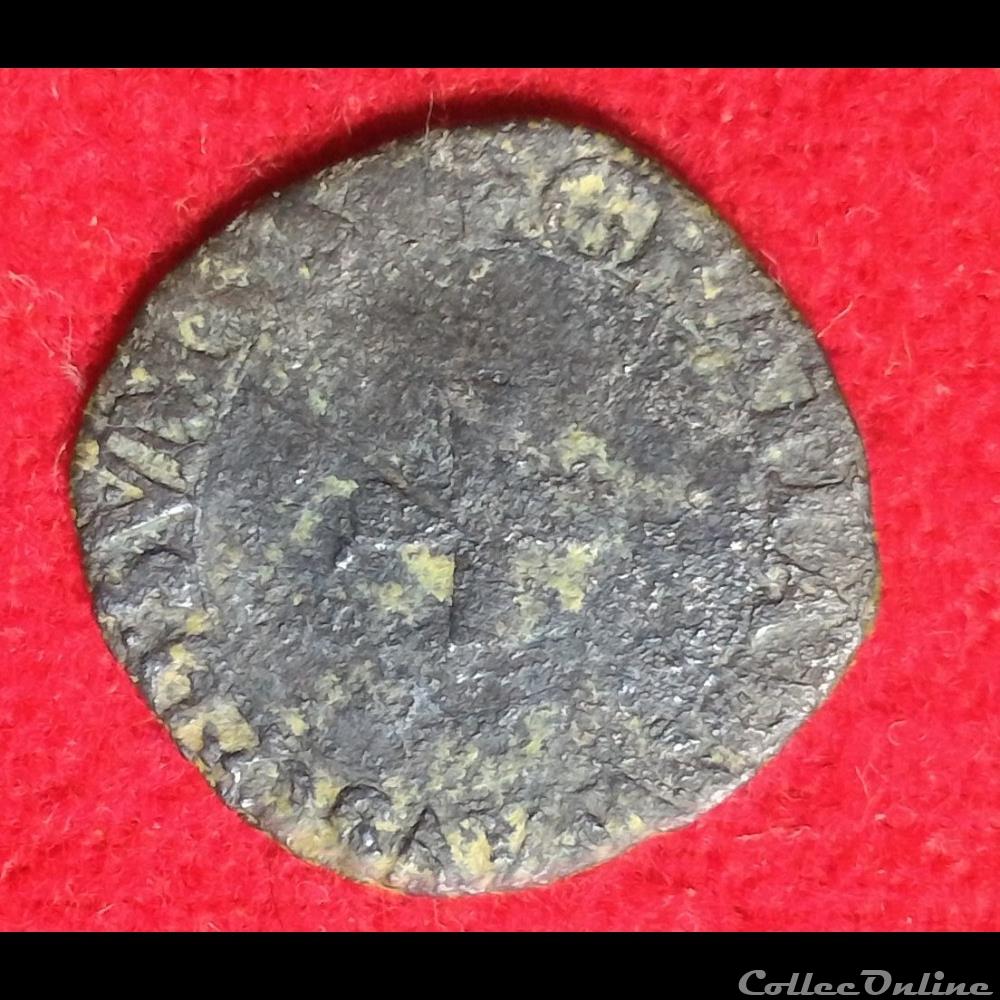 Royaume de Navarre - 1555-1562 - Liard monnaies europe medievale france feodales royaume de navarre 1555 1562 liard