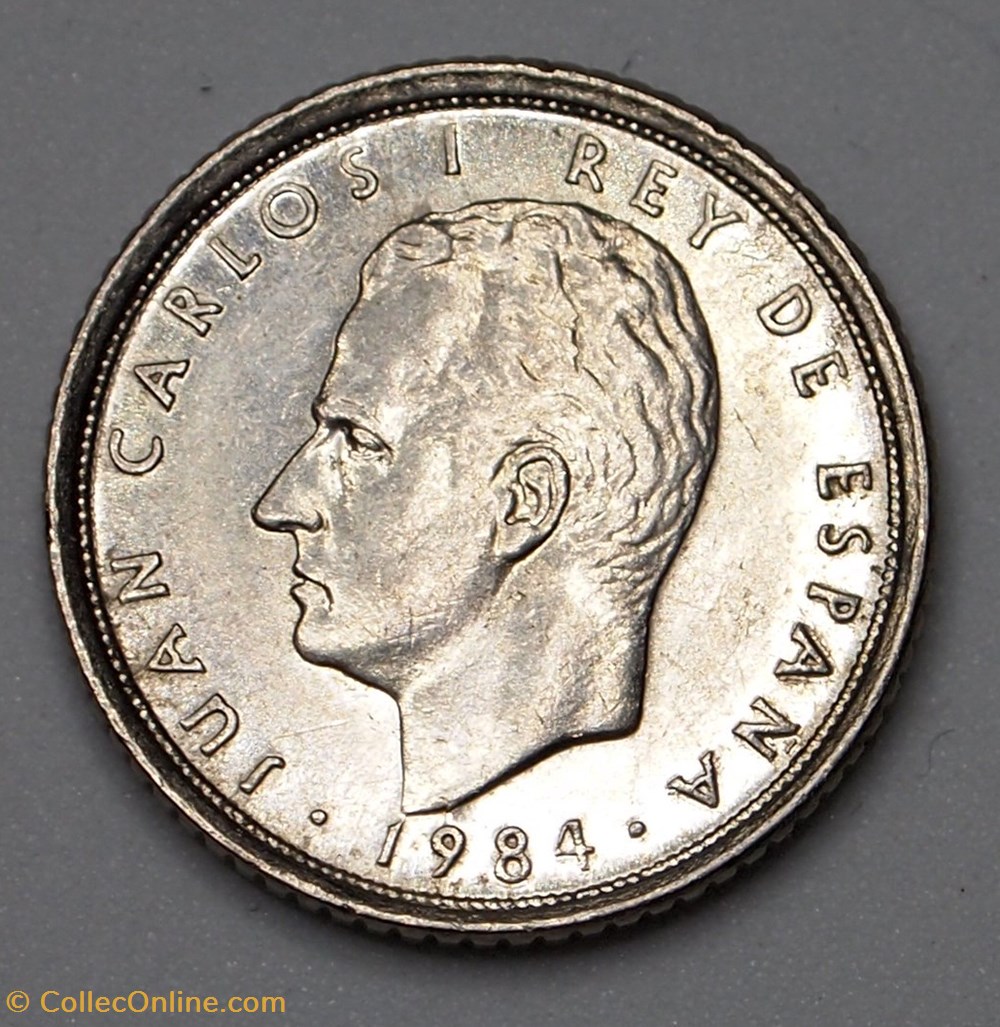 10 Pesetas - 1984 monnaies monde espagne 10 pesetas 1984