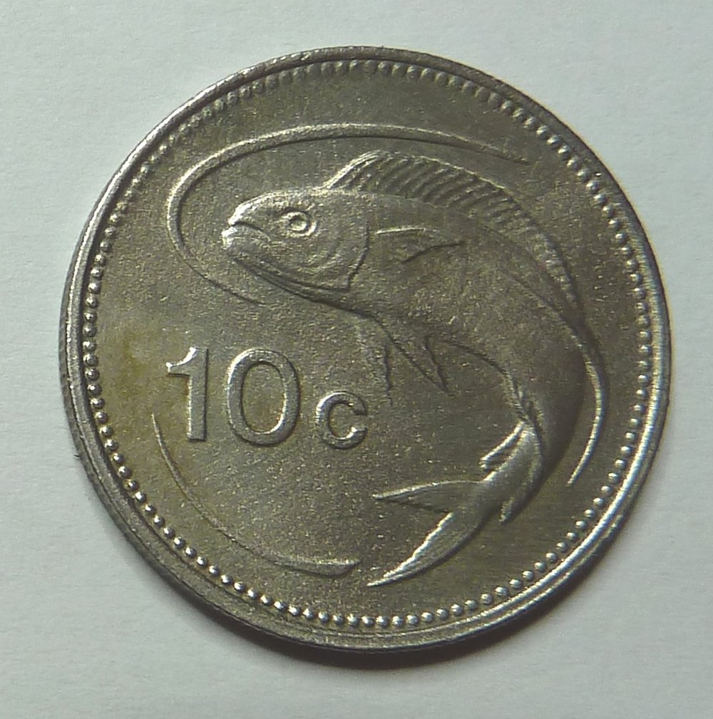 10 cents - 1991 monnaies monde malte 10 cents 1991