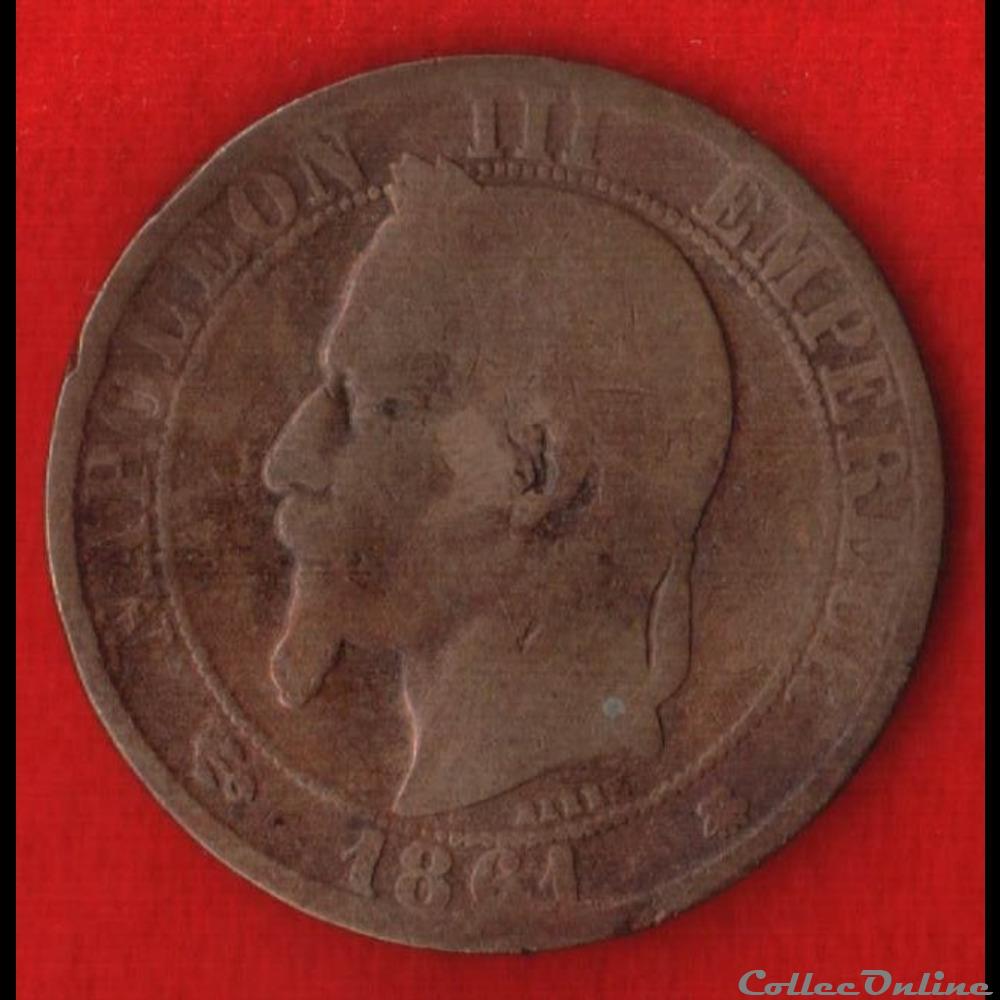 Napoléon III - 5 Centimes - 1861 - Paris monnaies monde france napoleon iii 5 centimes 1861 paris
