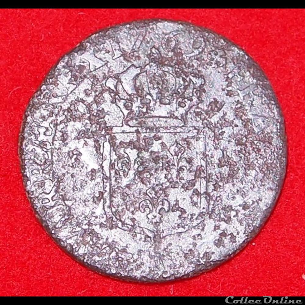 monnaies europe medievale a france royales demi sol 1769