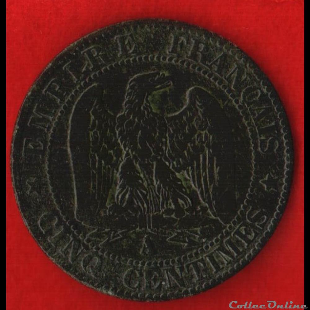 Napoléon III - 5 Centimes - 1856 - Paris monnaies monde france napoleon iii 5 centimes 1856 paris