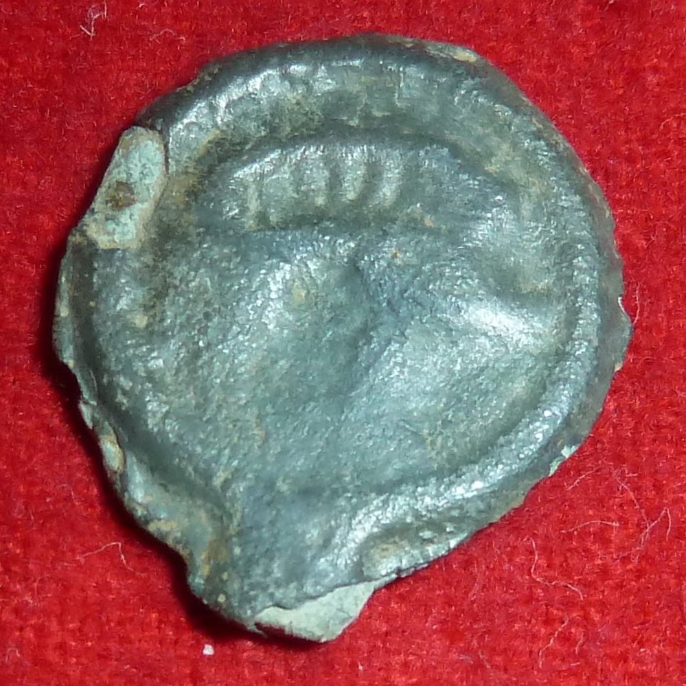 Durocasses - Potin au sanglier enseigne monnaies antiques celtes durocasses potin au sanglier enseigne