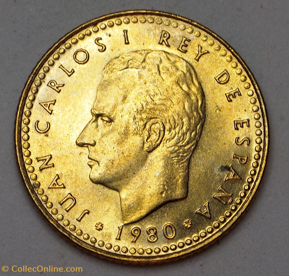 1 Peseta - 1981 monnaies monde espagne 1 peseta 1981