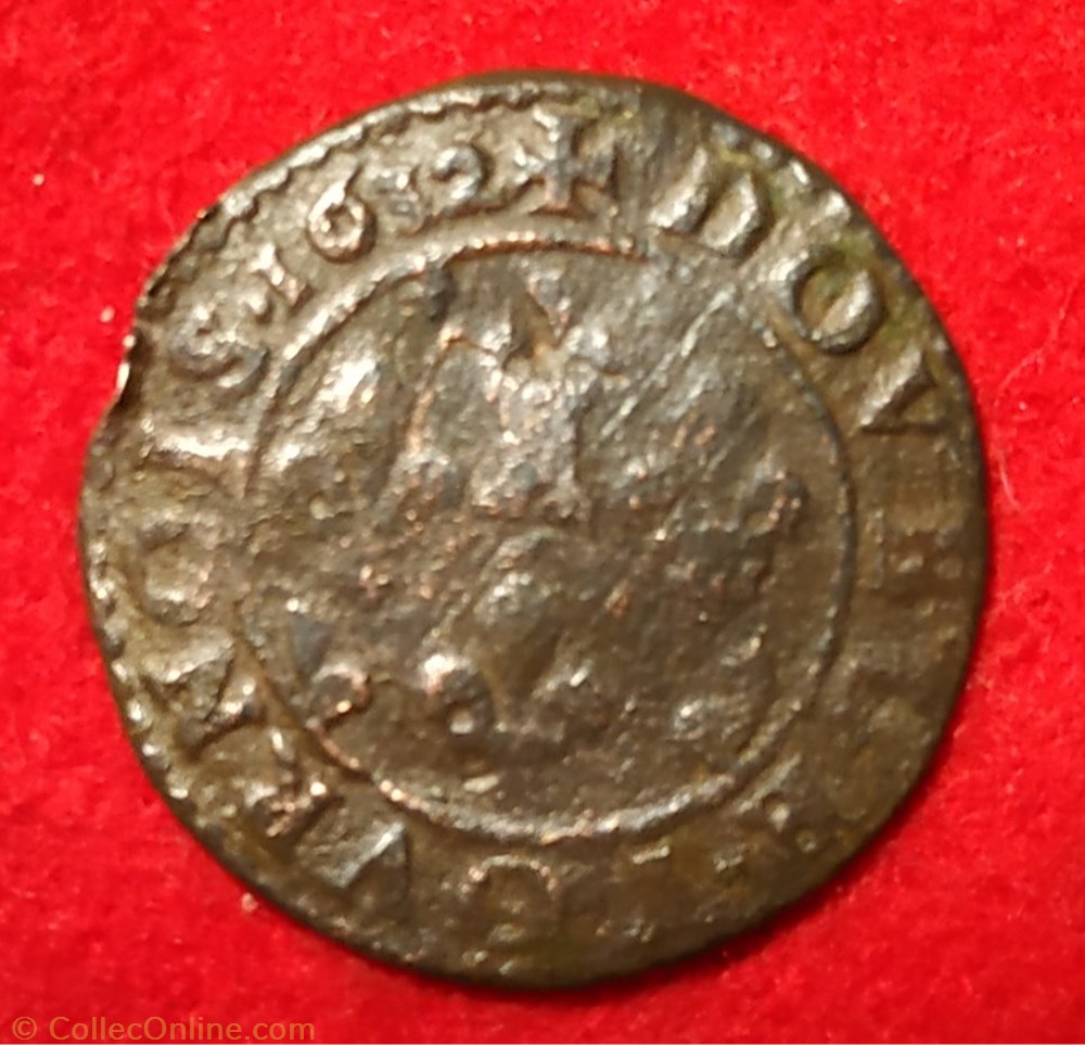 monnaies europe medievale france feodales principaute de sedan sedan 1632 double tournois