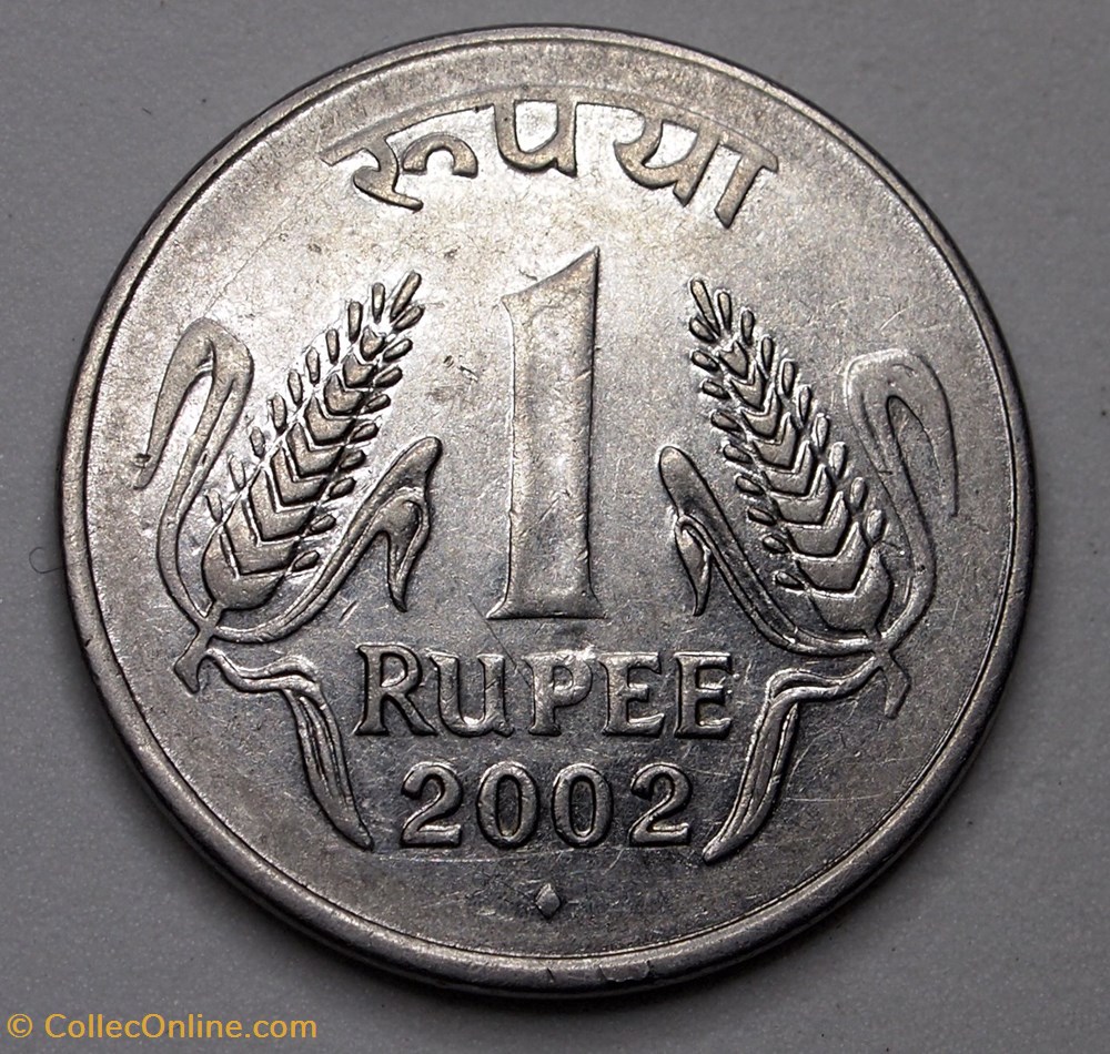 1 Roupie - 2002 monnaie monde inde 1 roupie 2002