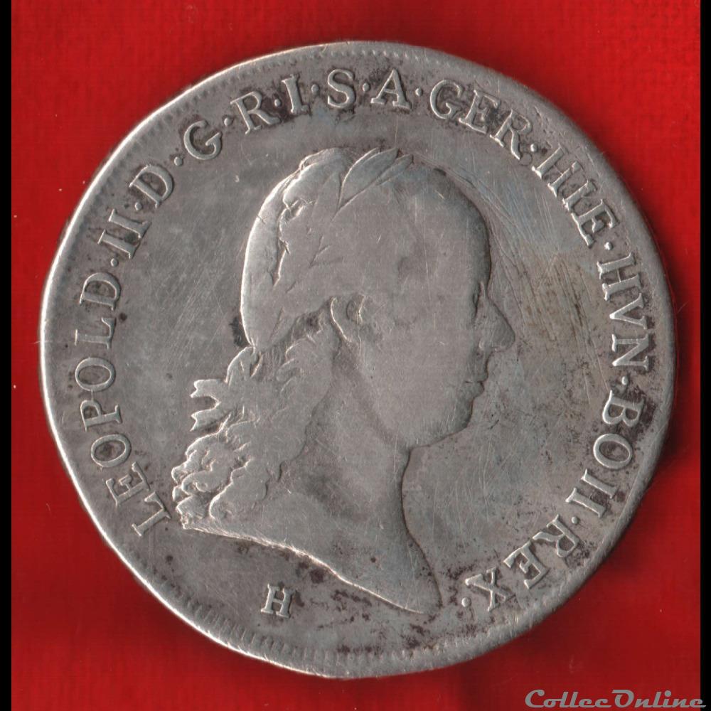 PAYS-BAS AUTRICHIENS - Demi kronenthaler monnaies monde pays bas autrichiens demi kronenthaler