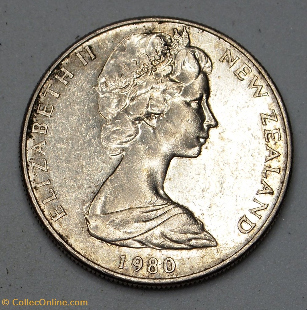10 Cents - 1980 monnaies monde nouvelle zelande 10 cents 1980