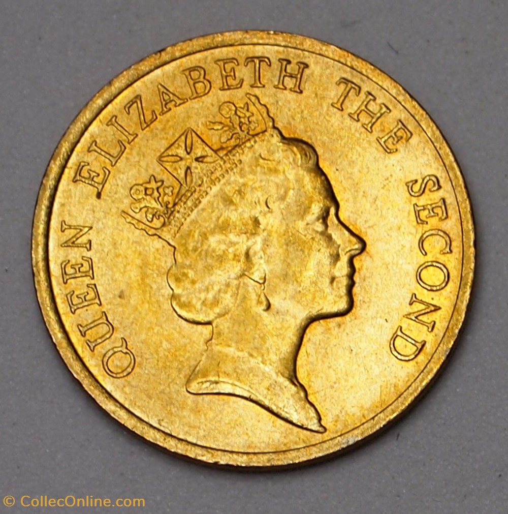 10 Cents - 1990 monnaies monde hong kong 10 cents 1990