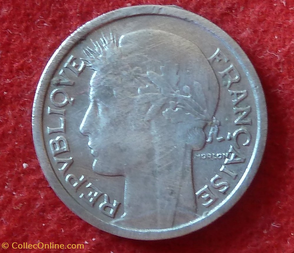 Morlon - 1 Franc - 1949 monnaies monde france morlon 1 franc 1949