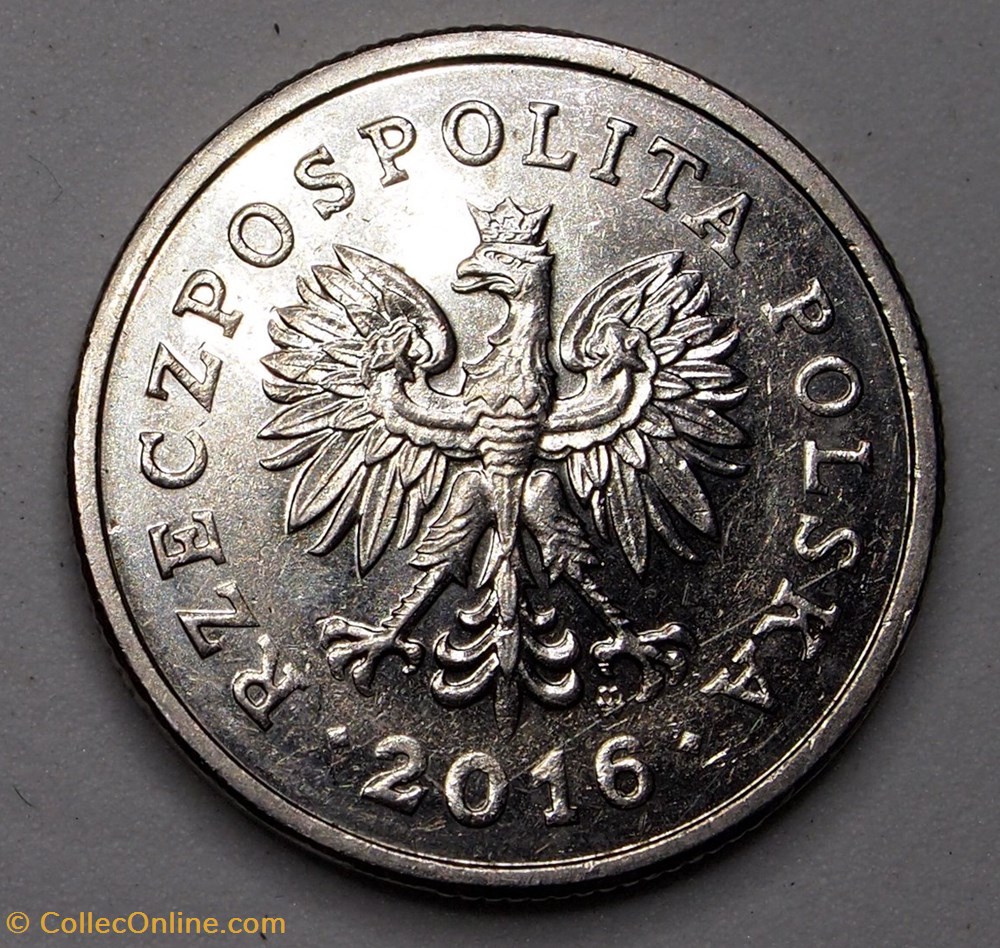 monnaies monde pologne 1 zloty 2016 mw