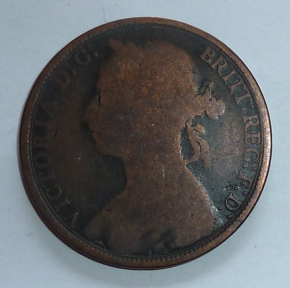 1 Penny - 1890 monnaies monde royaume uni 1 penny 1890