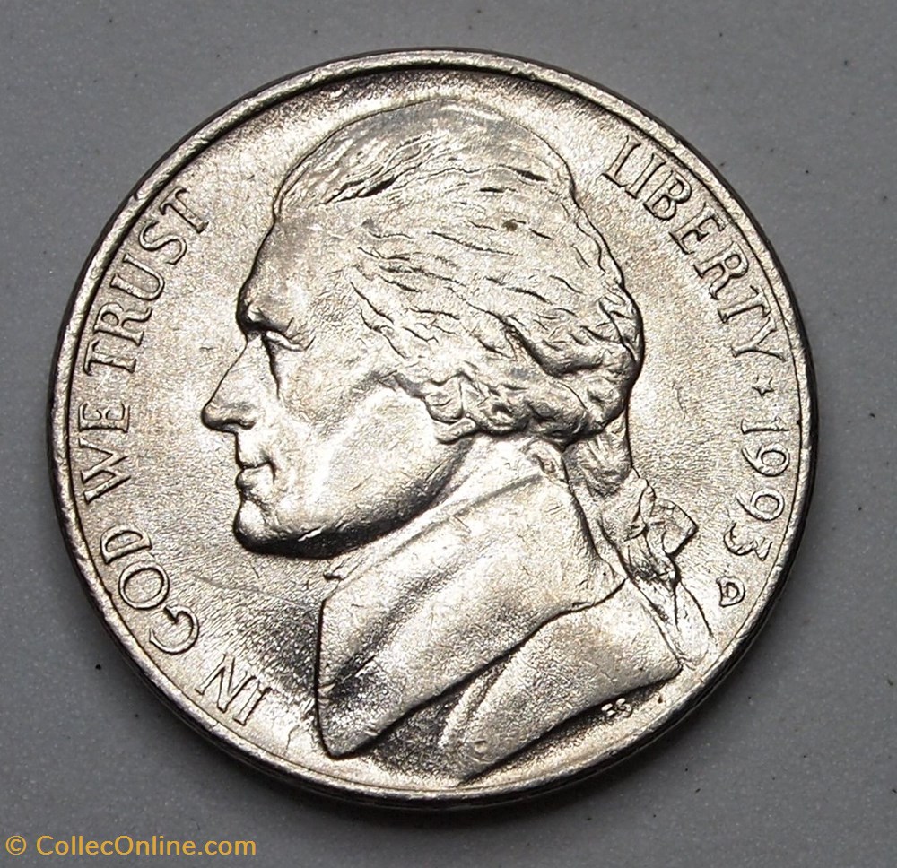 5 cents - 1993 D monnaie monde etat uni 5 cents 1993 d