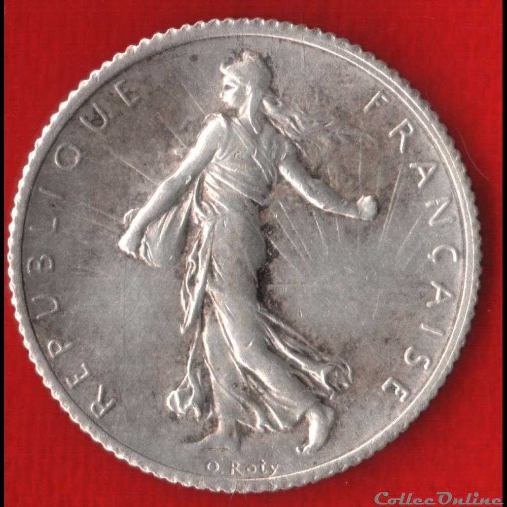 Semeuse - 1 Franc - 1920 monnaies monde france semeuse 1 franc 1920