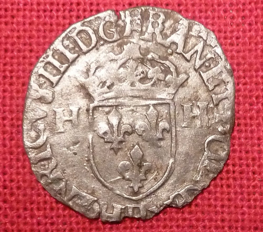 monnaies europe medievale france royales douzain 1576 dijon