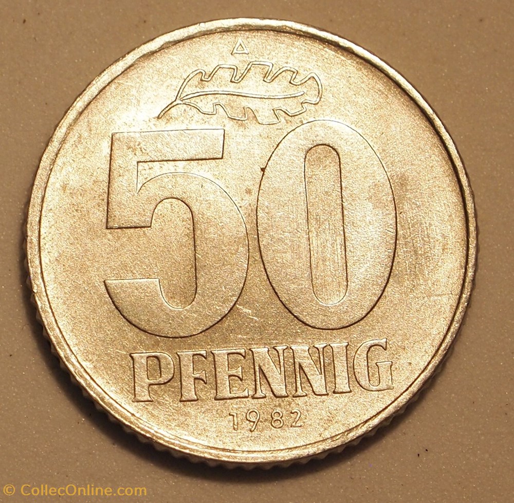 50 Pfennig - 1982 A monnaies monde allemagne 50 pfennig 1982 a
