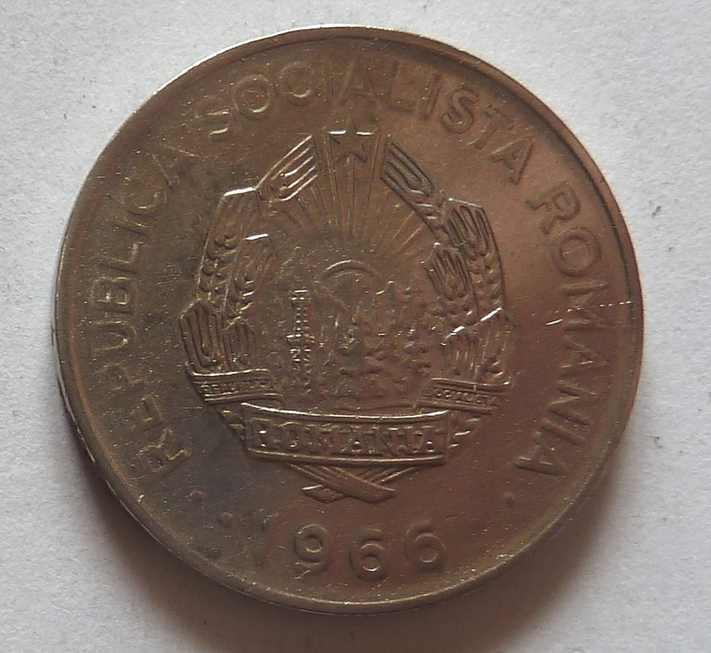 1 Leu - 1966 monnaies monde roumanie 1 leu 1966