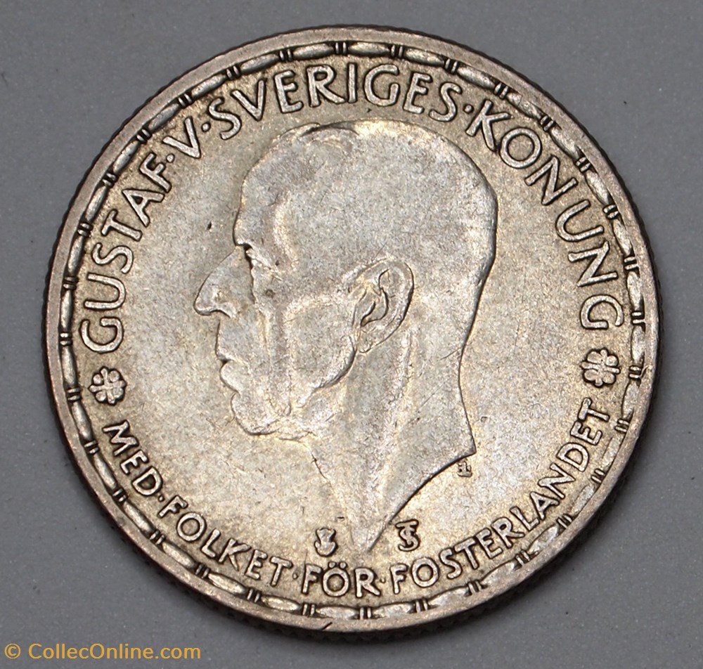 1 Krona - 1946 TS monnaies monde suede 1 krona 1946 ts