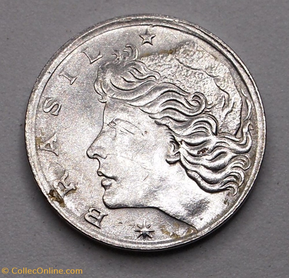 1 Centavo - 1969 monnaie monde bresil 1 centavo 1969