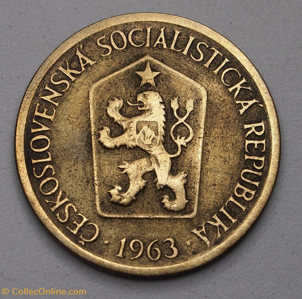monnaie monde tchecoslovaquie 1 koruna 1963