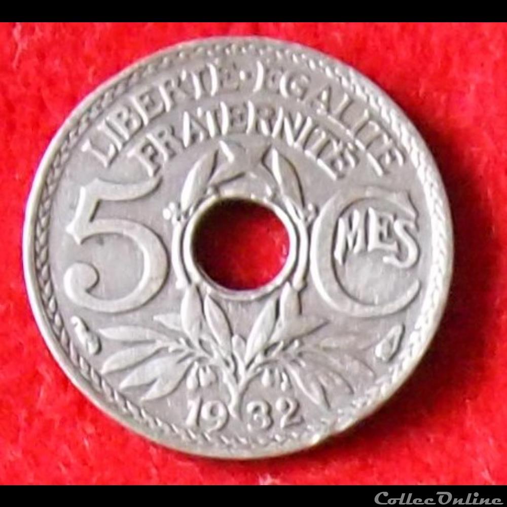 Lindauer - 5 Centimes - 1932 monnaies monde france lindauer 5 centimes 1932
