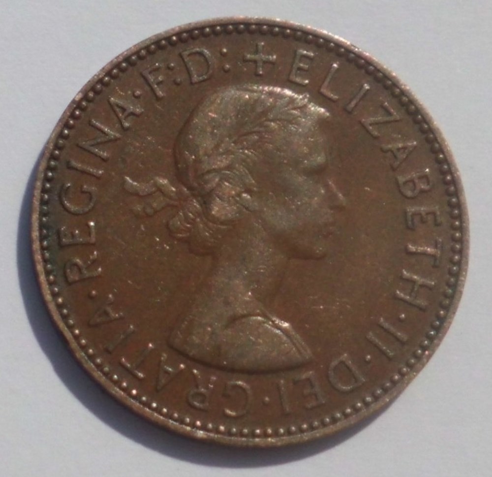 1/2 Penny - 1958 monnaies monde royaume uni 1 2 penny 1958