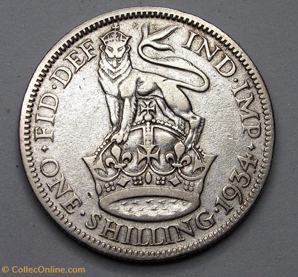 1 Shilling - 1934 monnaies monde royaume uni 1 shilling 1934