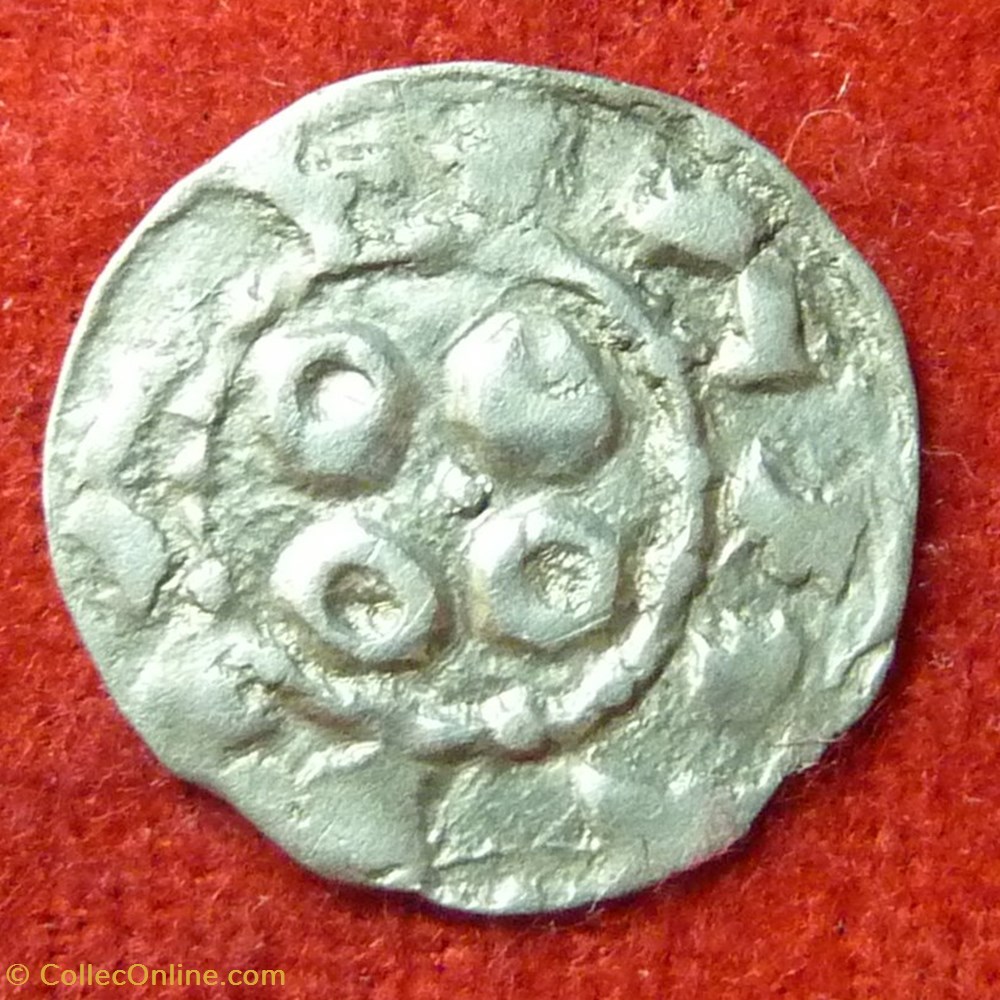 monnaies europe medievale france feodales vicomte de narbonne 1000 obole