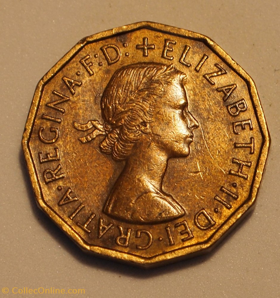 monnaies monde royaume uni 3 pence 1959