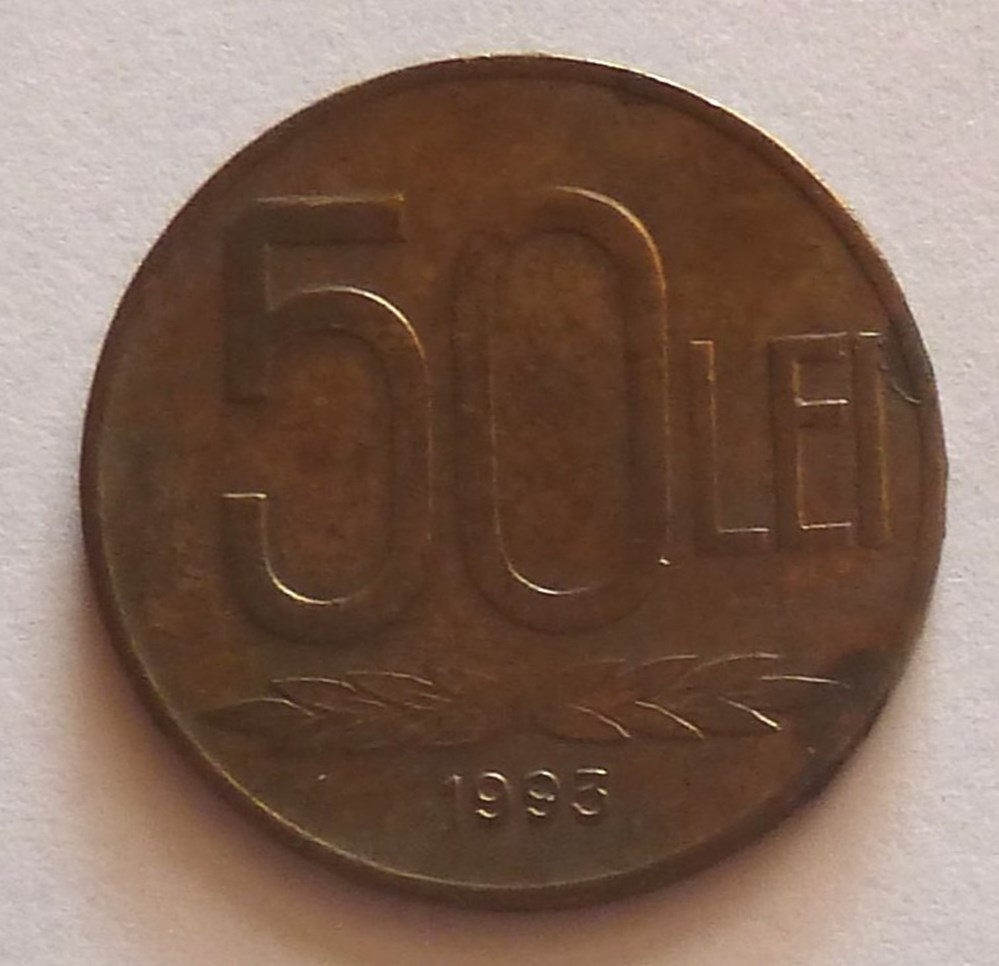 50 Lei - 1993 monnaies monde roumanie 50 lei 1993