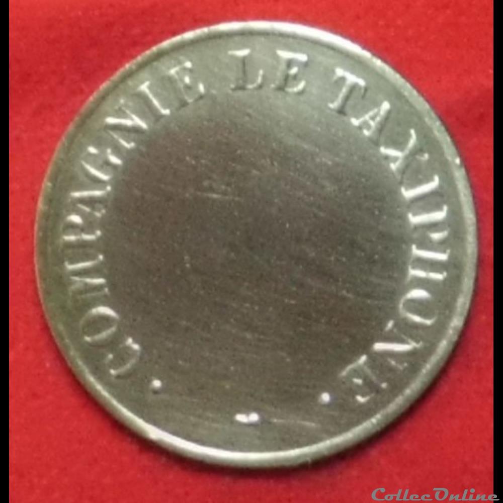 Jeton de taxiphone. monnaies jetons mereaux jeton de taxiphone