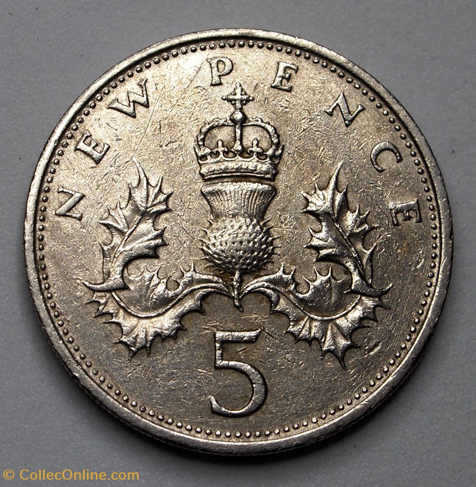 5 Pence - 1969 monnaies monde royaume uni 5 pence 1969