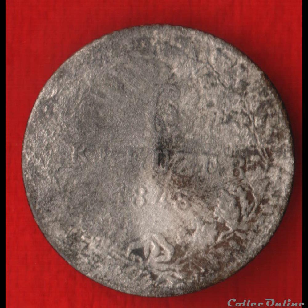 6 Kreuzer - 1848 monnaies monde allemagne 6 kreuzer 1848