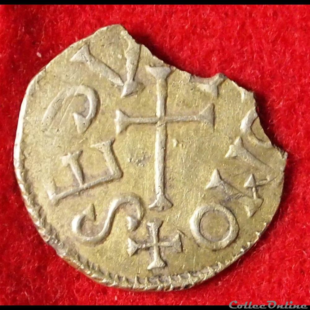 Trémissis du monétaire Sesulfus - Neustrie monnaies europe medievale france merovingiennes tremissis du monetaire sesulfus neustrie